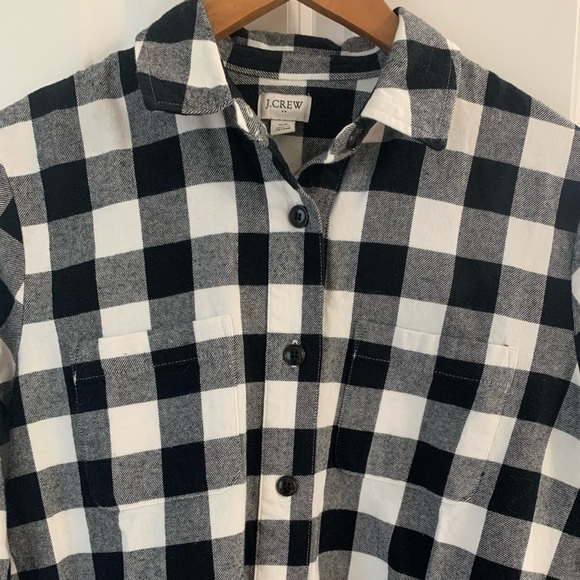 J Crew Re-Imagined Buffalo Plaid Shirt Jacket - Picture 3 of 7